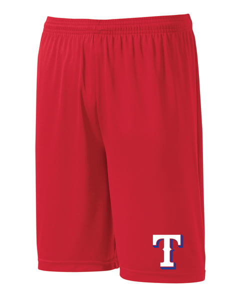 Rangers Adult "T" Logo Pro Team Shorts
