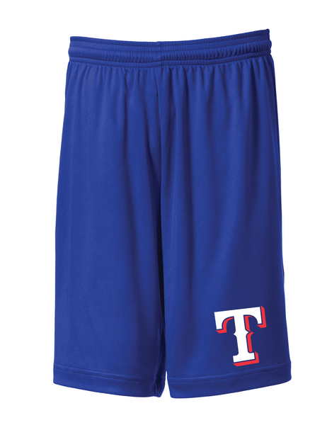 Rangers Youth "T" Logo Pro Team Shorts