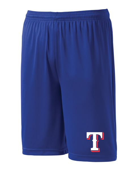 Rangers Adult "T" Logo Pro Team Shorts