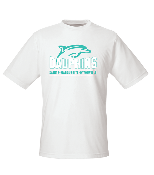 Dauphins Ladies Dri-Fit T-Shirt with Printed Logo