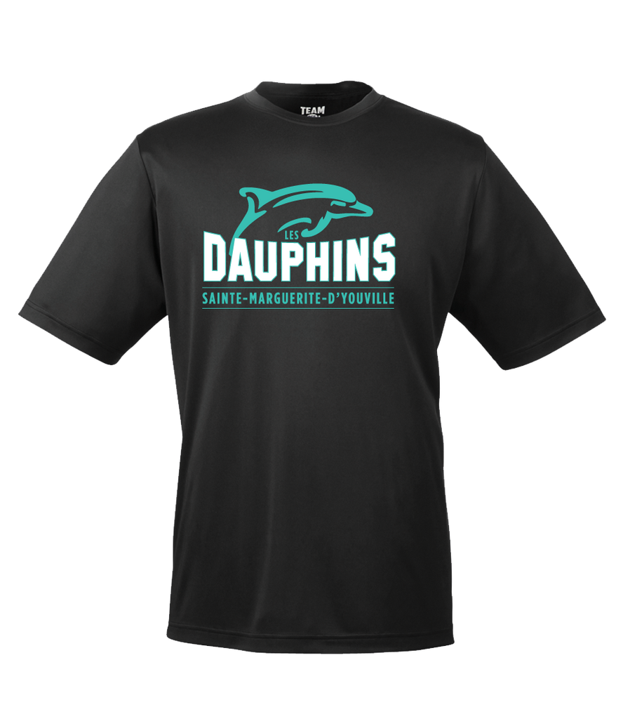Dauphins Staff Adult Dri-Fit T-Shirt with Printed Logo