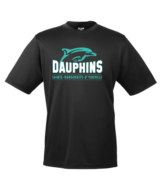 Dauphins Staff Adult Dri-Fit T-Shirt with Printed Logo