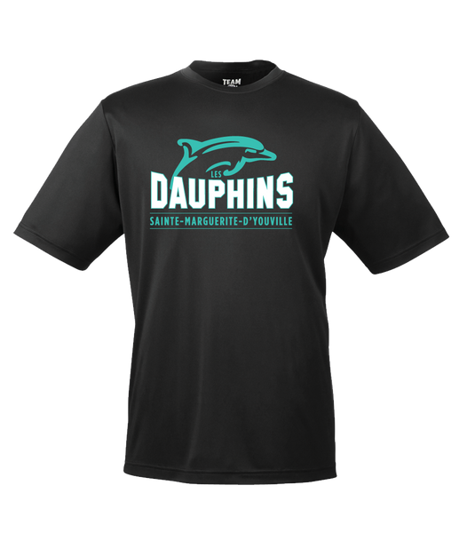 Dauphins Staff Ladies Dri-Fit T-Shirt with Printed Logo