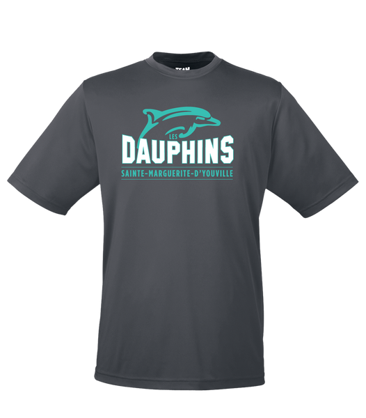 Dauphins Staff Adult Dri-Fit T-Shirt with Printed Logo