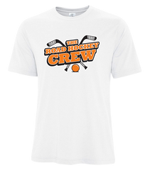 The Road Hockey Crew Ladies Cotton T-Shirt with Printed logo