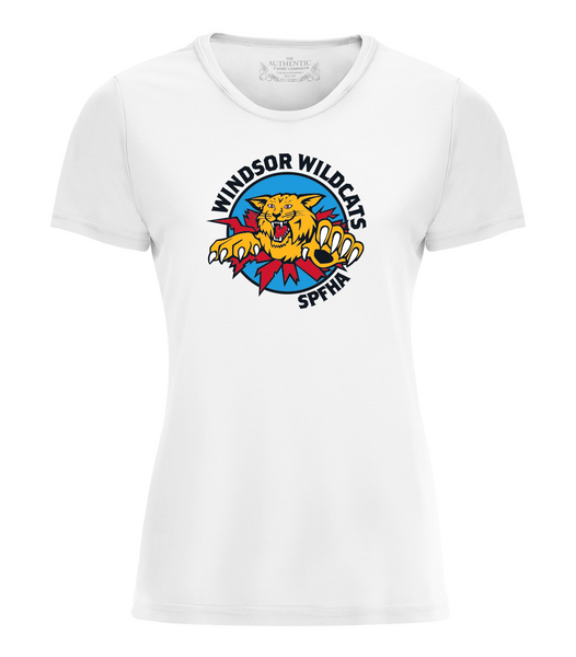 Wildcats Hockey Performance Ladies Tee with Full Colour Printing