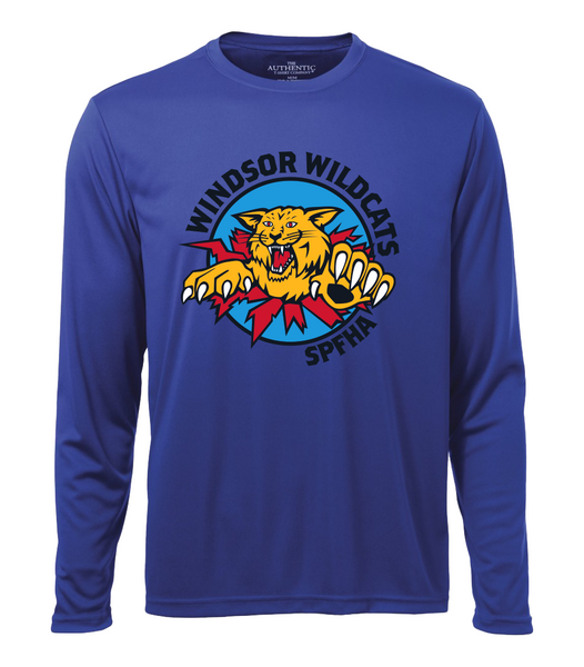 Wildcats Hockey Youth Dri-Fit Long Sleeve with Full Colour Printing