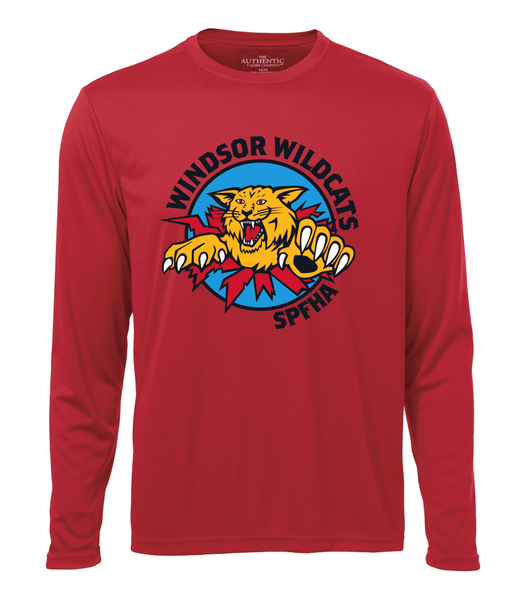 Wildcats Hockey Adult Dri-Fit Long Sleeve with Full Colour Printing