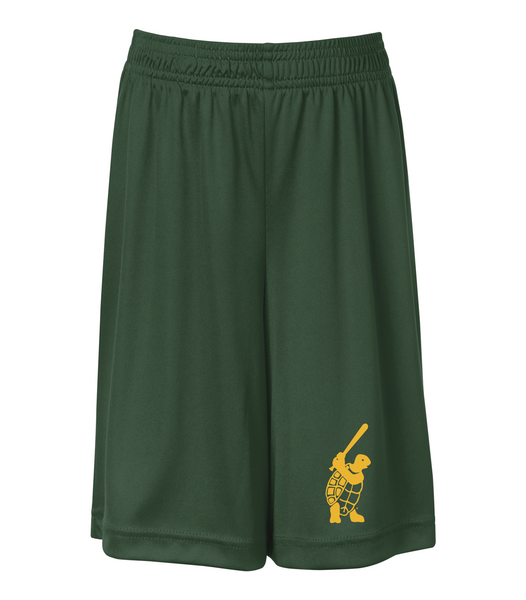 "Turtle Logo" Youth Practice Shorts