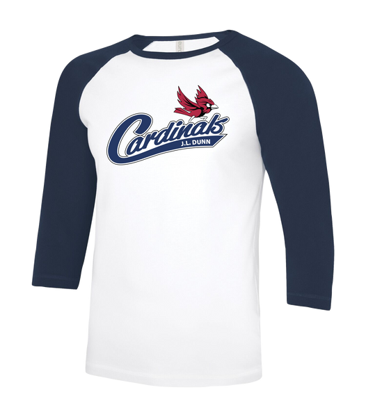 Cardinals Youth Two Toned Baseball T-Shirt with Printed Logo