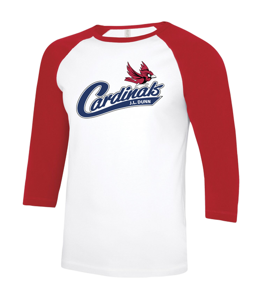 Cardinals Youth Two Toned Baseball T-Shirt with Printed Logo