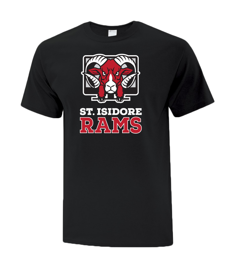 Rams Youth Cotton T-Shirt with Printed logo