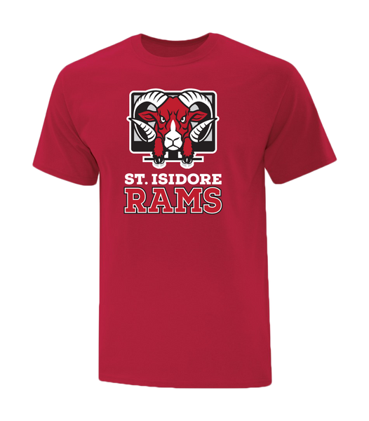 Rams Adult Cotton T-Shirt with Printed logo