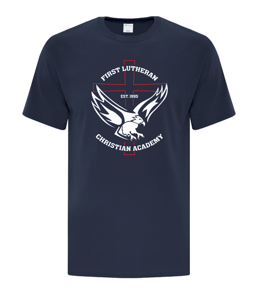 Adult Cotton Short Sleeve With Printed Logo