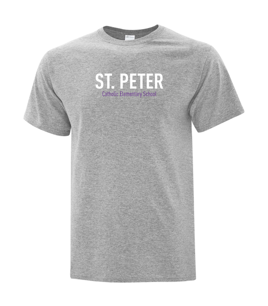 St. Peter "The Rock" Youth Cotton T-Shirt with Printed logo