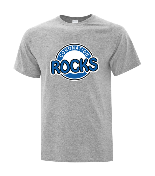 Coronation ROCKS Cotton Adult T-Shirt with Printed logo