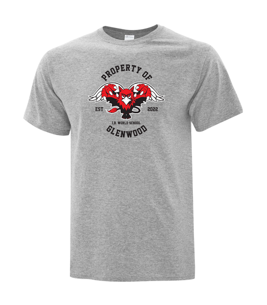 Glenwood Youth Cotton T-Shirt with Printed logo