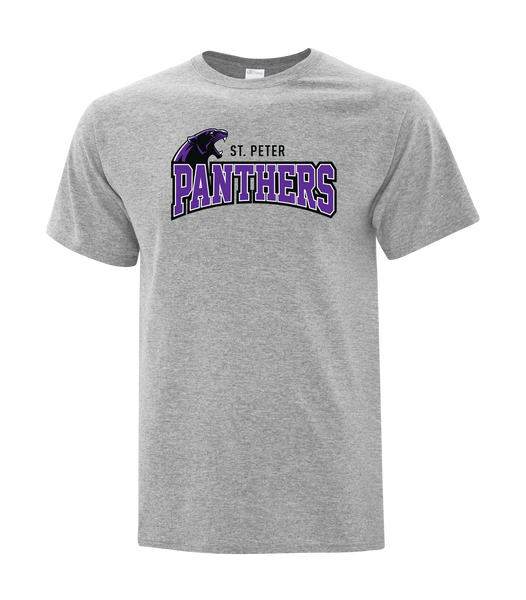 St. Peter Panthers Youth Cotton T-Shirt with Printed logo