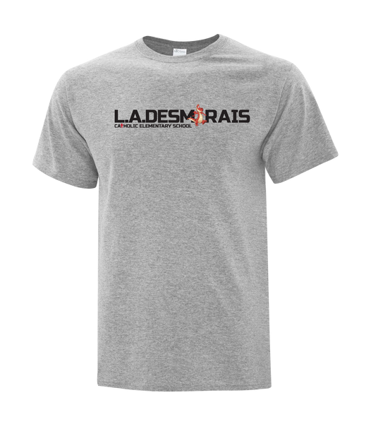LAD Youth Cotton T-Shirt with Printed logo
