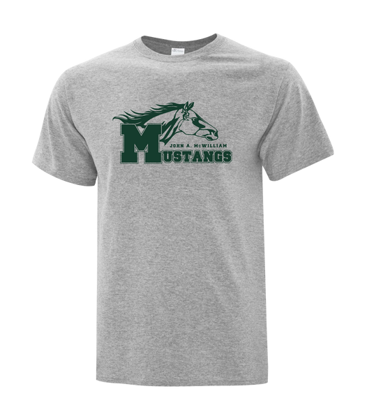 Mustang Youth Cotton T-Shirt with Printed logo