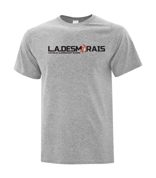 LAD Adult Cotton T-Shirt with Printed logo