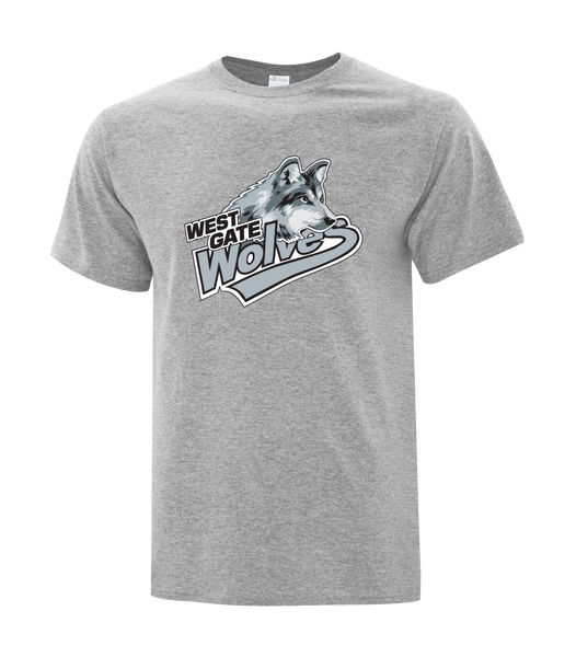 Wolves Cotton T-Shirt with Printed logo YOUTH
