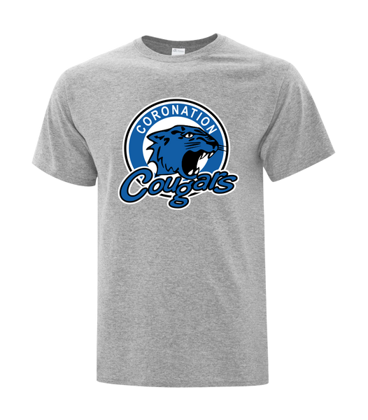 Cougars Cotton Adult T-Shirt with Printed logo