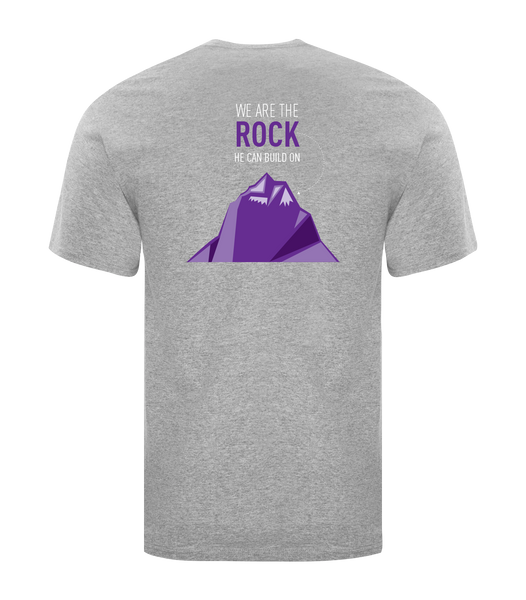 St. Peter "The Rock" Adult Cotton T-Shirt with Printed logo