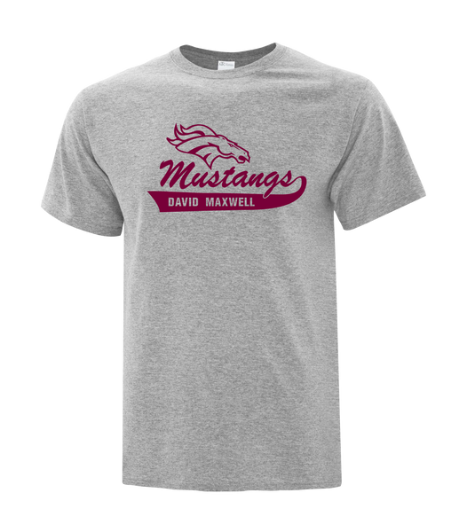 Mustangs Youth Cotton T-Shirt with Printed logo