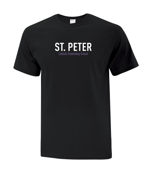 St. Peter "The Rock" Youth Cotton T-Shirt with Printed logo