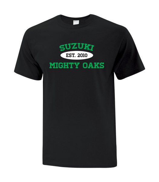 ADULT Suzuki Cotton T-Shirt with Printed logo