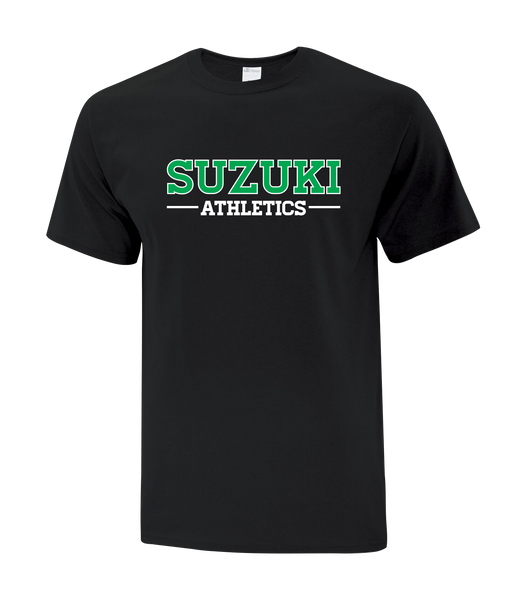 ADULT Suzuki Athletics Cotton T-Shirt with Printed logo