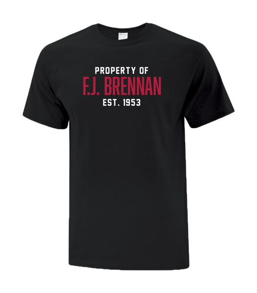 Property of F.J. Brennan Adult Cotton Short Sleeve