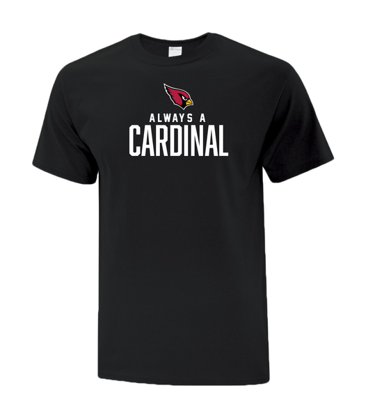 Always A Cardinal Alumni Adult Cotton Short Sleeve