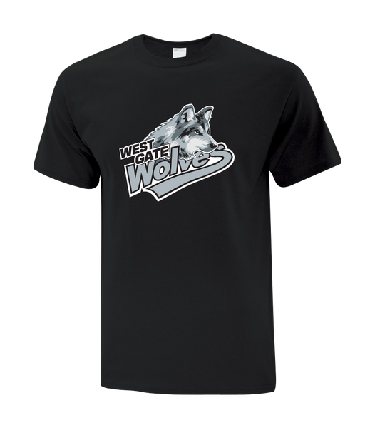 Wolves Cotton T-Shirt with Printed logo ADULT
