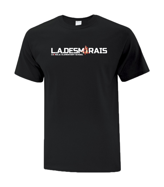 LAD Adult Cotton T-Shirt with Printed logo