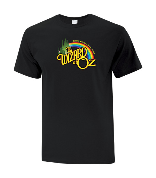 Wizard Of Oz Adult Cotton T-Shirt with Printed logo