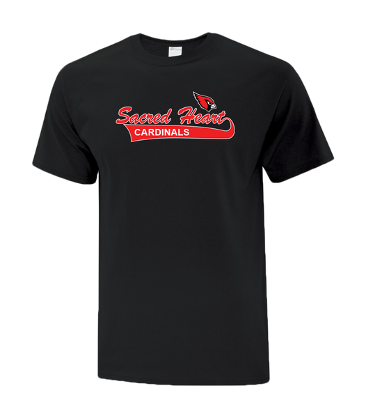 Sacred Heart Youth Cotton T-Shirt with Printed logo