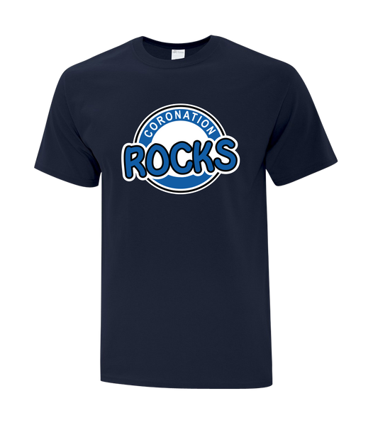 Coronation ROCKS Cotton Adult T-Shirt with Printed logo