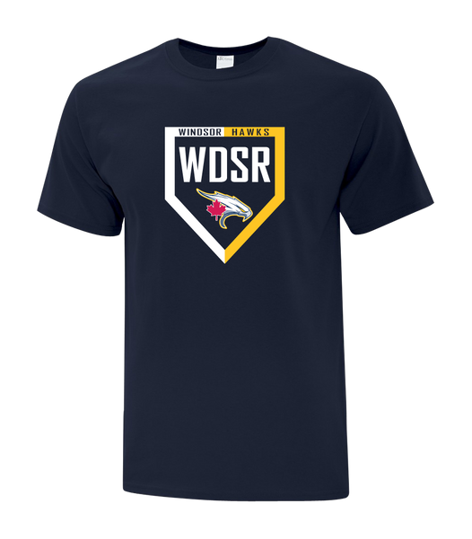WDSR Adult Cotton T-Shirt with Printed logo