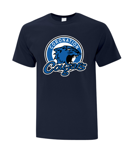 Cougars Cotton Adult T-Shirt with Printed logo
