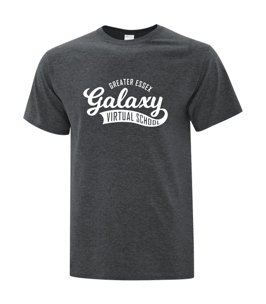 Galaxy Adult Cotton T-Shirt with Printed logo