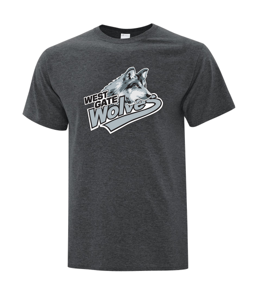 Wolves Cotton T-Shirt with Printed logo YOUTH