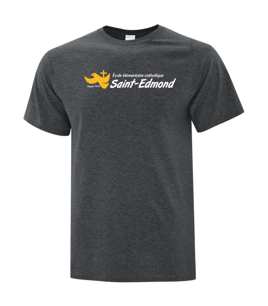 Saint-Edmond Youth Cotton T-Shirt with Printed logo