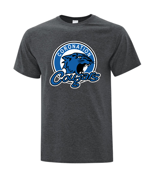 Cougars Cotton Adult T-Shirt with Printed logo