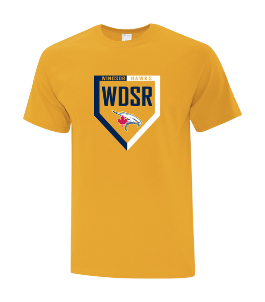 WDSR Adult Cotton T-Shirt with Printed logo