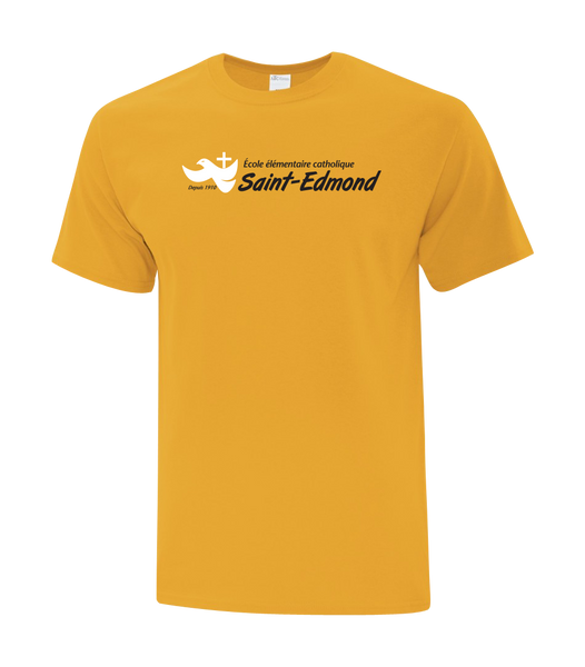 Saint-Edmond Youth Cotton T-Shirt with Printed logo