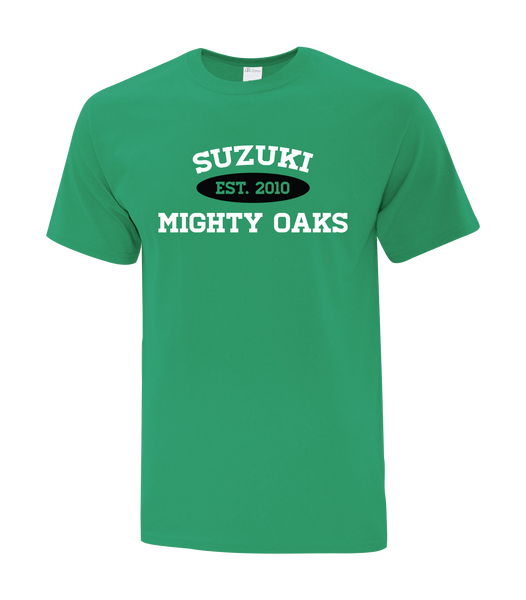 ADULT Suzuki Cotton T-Shirt with Printed logo