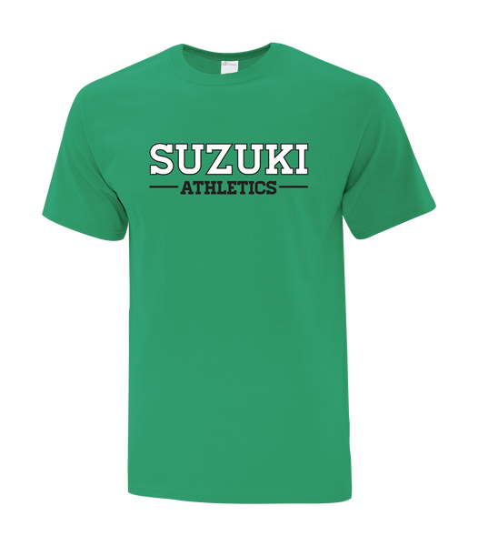 YOUTH Suzuki Athletics Cotton T-Shirt with Printed logo