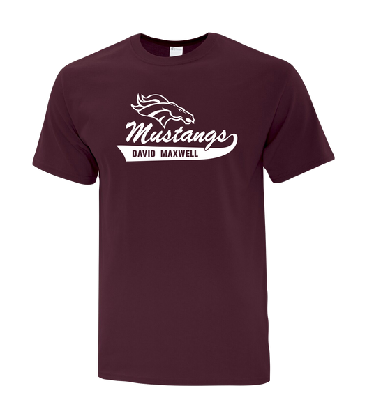 Mustangs Youth Cotton T-Shirt with Printed logo